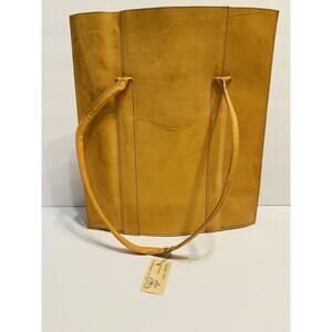 BNWT Vintage Leather Bohemian Market Bag Made In Poland Genuine Leather